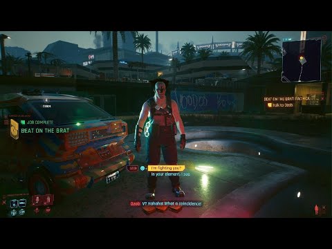 V fight's Ozob and knocks him on his nose... | Cyberpunk 2077 | PS5 Gameplay |