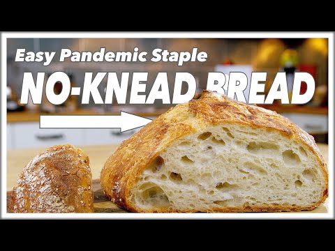 🍞 No Knead Bread Recipe Artisan Dutch Oven Bread Recipe glen & friends cooking