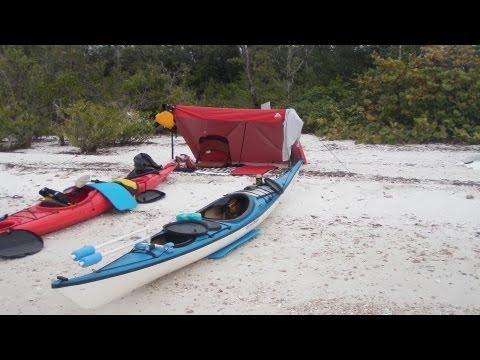 What Gear to Take While Kayak Camping / How to Pack a Kayak and Set up Camp on a Beach