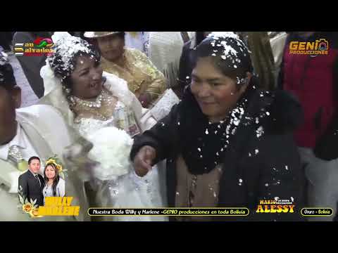 Alessy En Vivo DE TI APRENDI - En La Boda de Willy & Marlene Caracollo-Oruro-Bolivia