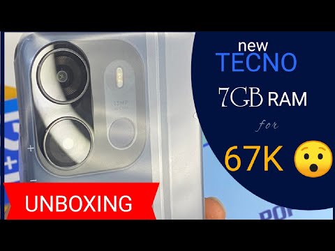 Tecno Pop 7 Pro unboxing - TECNO cheapest phone with 7gb Ram @ 67k and Review - #Bigstorage
