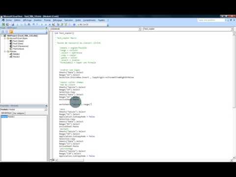 Excel VBA 110 Améliorer sa macro  - copier coller