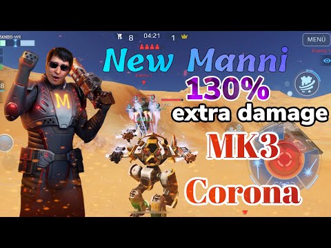 MK3 Corona Ravana with Manni Pilot | Up to 5 Milion Damage | War robot Gameplay