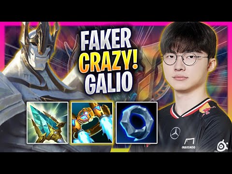 FAKER CRAZY GAME WITH GALIO! - T1 Faker Plays Galio MID vs Ryze! | Season 2025