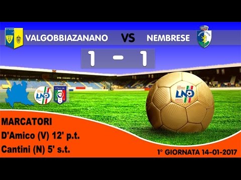 Valgobbiazanano - Nembrese 1-1