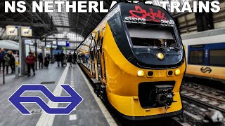 🇳🇱 NS Trains in Amsterdam and Rotterdam - Nederlandse Spoorwegen (2023) [4K]