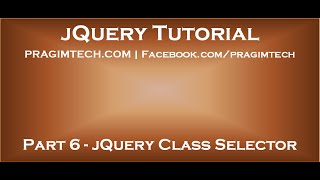 jQuery class selector