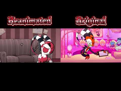 Original vs Reanimated-  Helluva Boss: Blitz (Side-by-Side Comparison)