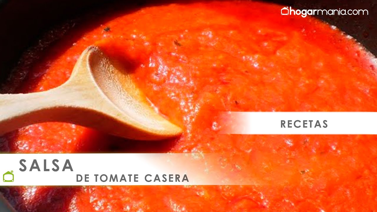 How to make EASY homemade TOMATO SAUCE in 10 minutes with natural tomatoes🍅Bruno Oteiza-Hogarmanía