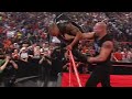 Goldberg Attends The Rock S Encore RAW 21st April 2003