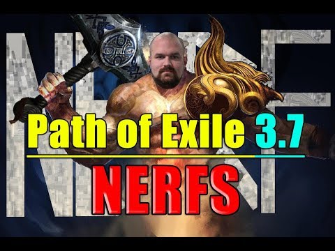 Path of Exile 3.7: NERFS INCOMING! Occultist, Warlord's Mark, Bane,Trickster, Abyssal Jewels
