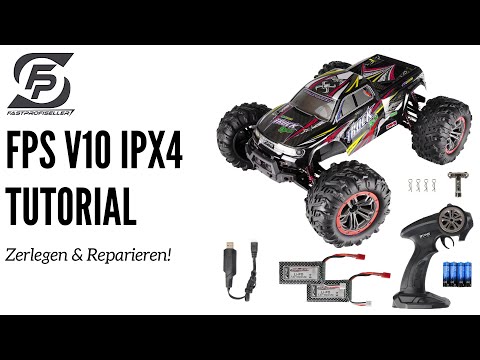FPS V10 IPX4 9125 RC Ersatzteile Spare Parts Servo Motor Lenkung 25-ZJ04