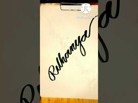 ✍️✍️✍️name writing/ rithanya#shorts