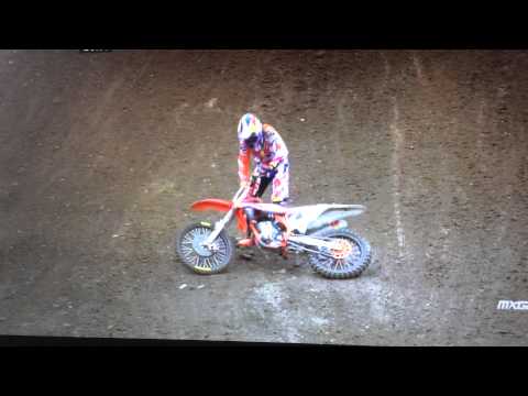 Crash Jeffrey herlings GP germany