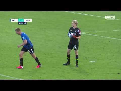 Veikkausliiga: FC Inter - FC Haka 2-0, 9.8. maalikooste