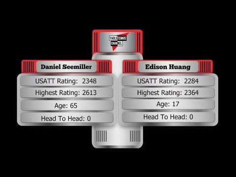 Daniel Seemiller (USA) vs Edison Huang (CAN)
