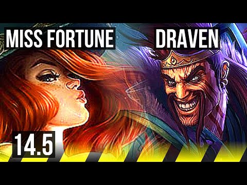 MISS FORTUNE & Rell vs DRAVEN & Camille (ADC) | Legendary, 500+ games | NA Grandmaster | 14.5