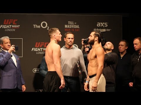 UFC London: Darren Till vs. Jorge Masvidal Weigh-In Staredown - MMA Fighting