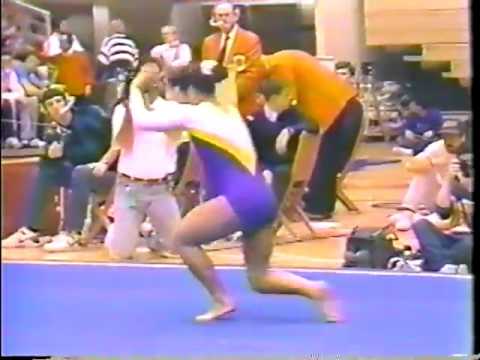 1989 Pac 10 Championships   Yumi Mordre FX