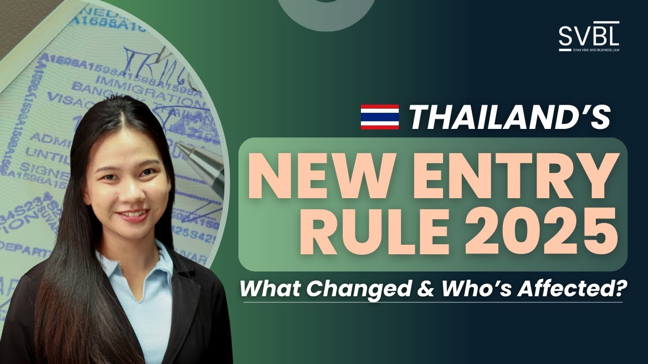 Traveling to Thailand? You NEED to Know the New Entry Rule!