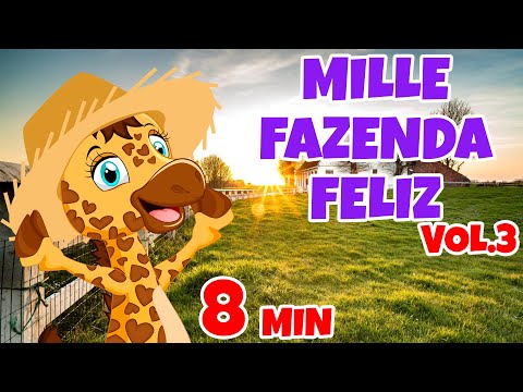 Mille Fazenda Feliz Vol. 3 - Giramille 8 min | Desenho Animado Musical