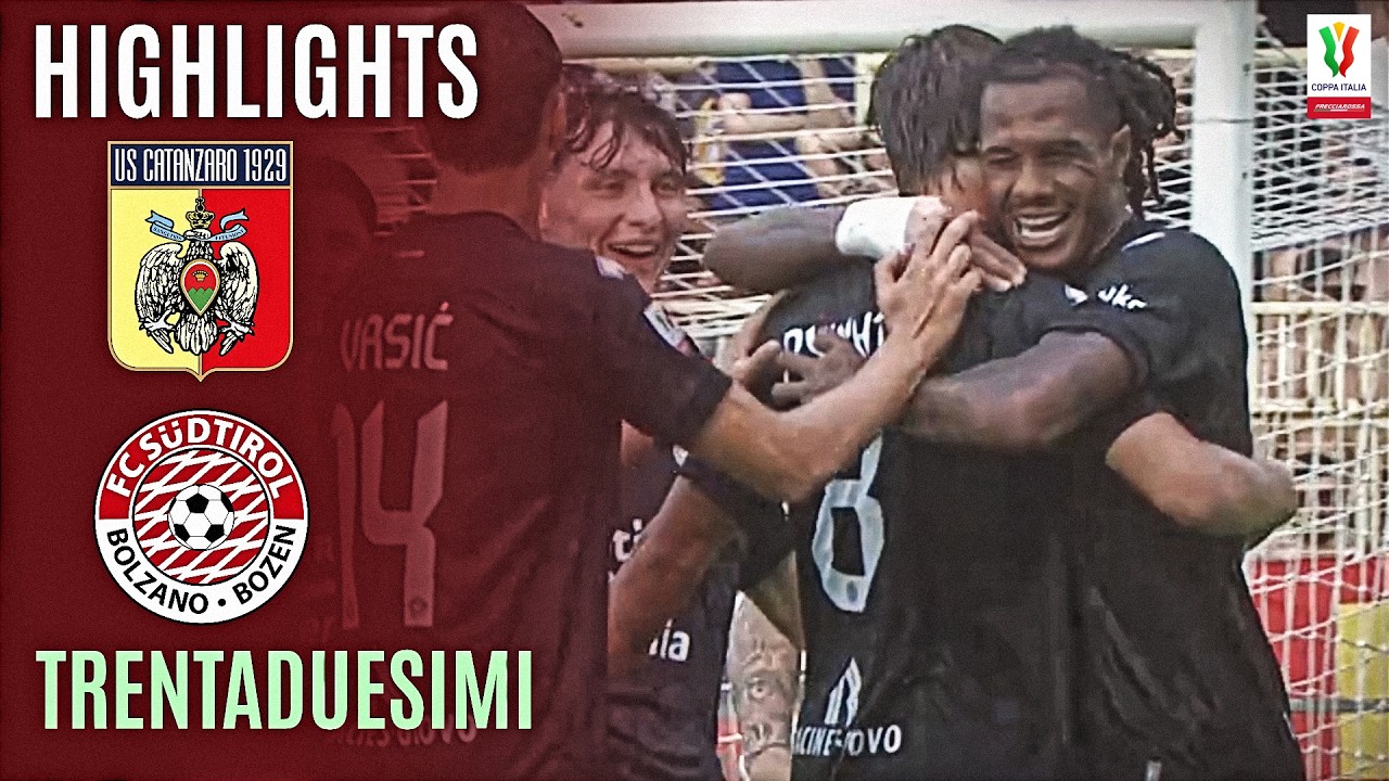 Rimonta degli ospiti | CATANZARO-SUDTIROL 2-2 (3-4) | HIGHLIGHTS | COPPA ITALIA FRECCIAROSSA 2026/27