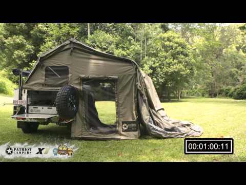 Patriot Campers X1 Tent and Awning Setup