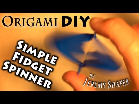 Origami DIY Simple Fidget Spinner