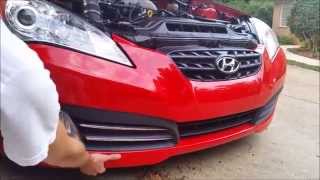Hyundai Genesis Coupe Front Bumper Removal