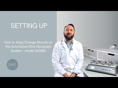 Setting up for DMT 630MA