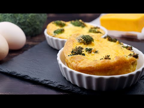 Low Carb Brokkoli-Cheddar-Quiche (aus dem Airfryer)