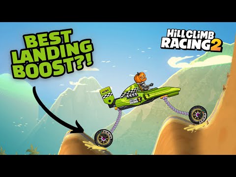 ⚡😆What Vehicle Has The Best Landing Boost?! Hill Climb Racing 2 Compilation Gameplay Walkthrough