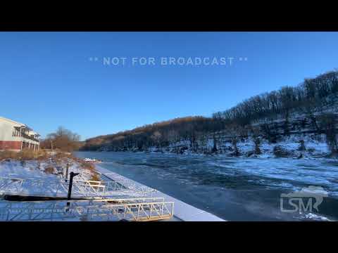 01-30-2022 Montgomery County, PA - Winter Storm - Frozen & Icy Schuylkill River
