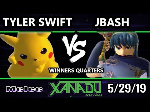 S@X 304 SSBM - Tyler Swift (Pikachu) Vs. JBash (Marth) - Smash Melee Winners Quarters