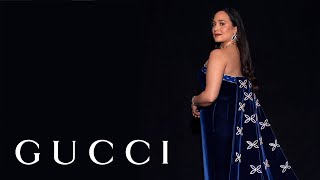 Gucci An Homage to Heritage at the Oscars with Lily Gladstone