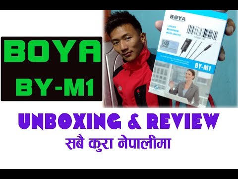 Boya BY M1 Microphone Unboxing & Review in Nepali Gyan