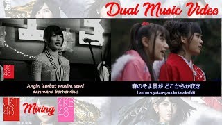 JKT48 &amp; AKB48 Pembatas Buku Sakura [Sakura no Shiori - 桜の栞] + Lyrics