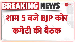 Bihar Politics -  शाम 5 बजे BJP कोर कमेटी की बैठक | Nitish Kumar | NDA | RJD | Amit Shah | Modi