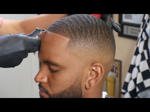 ELITE Mid Fade With Waves Haircut Tutorial