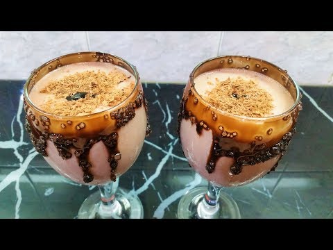Banana Chocolate Milkshake Recipe I How to Make Banana Chocolate Milkshake I Cook With Shaheen