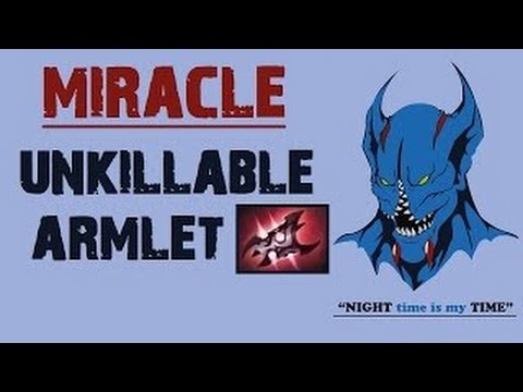 Miracle Night Stalker unkillable with Armlet abuse - Ranked Gameplay Dota 2
