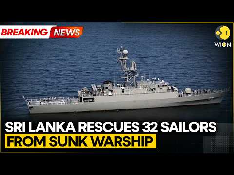 Breaking: Sri Lanka Rescues 32 Sailors from Sunk Iranian Warship IRIS Dena | WION