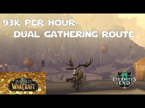 This Dual Gathering Route is 93k Per Hour RIGHT NOW - World of Warcraft Gold Making Guides