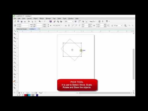 CorelDraw X7 Tutorials Transparency Tool