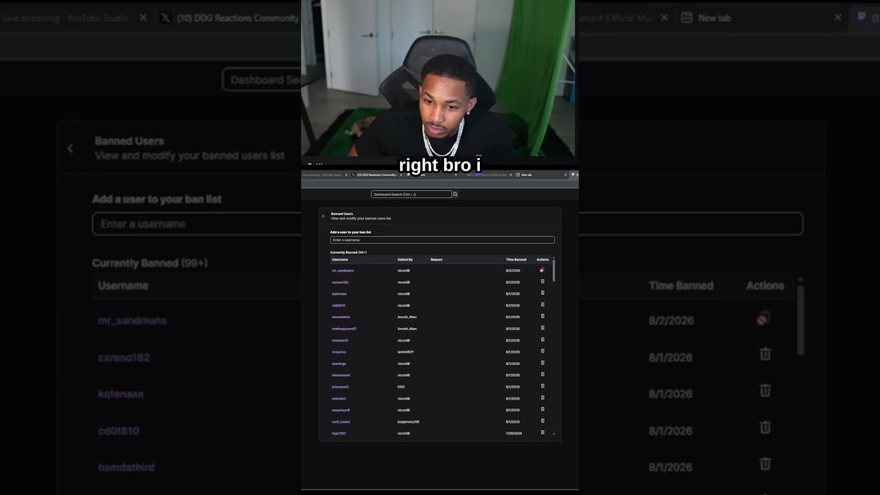DDG Fires MODS For Banning so Many Chatter 😳
