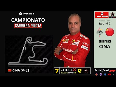 F1 25 GP Cina Sprint Race - 5 GIRI DI FUOCO: Difendo la Ferrari con le Unghie e con i Denti!