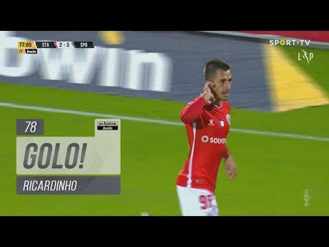Goal | Golo Ricardinho: Santa Clara (3)-2 Sporting (Liga 21/22 #17)
