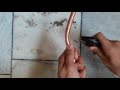 How to fix kinked or bent AC copper pipe
