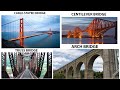 TYPES OF BRIDGES AND THEIR NAMES || WITH EXPLANATION🌉