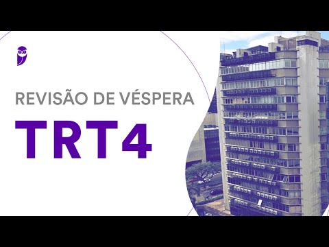 Revisão de Véspera TRT4